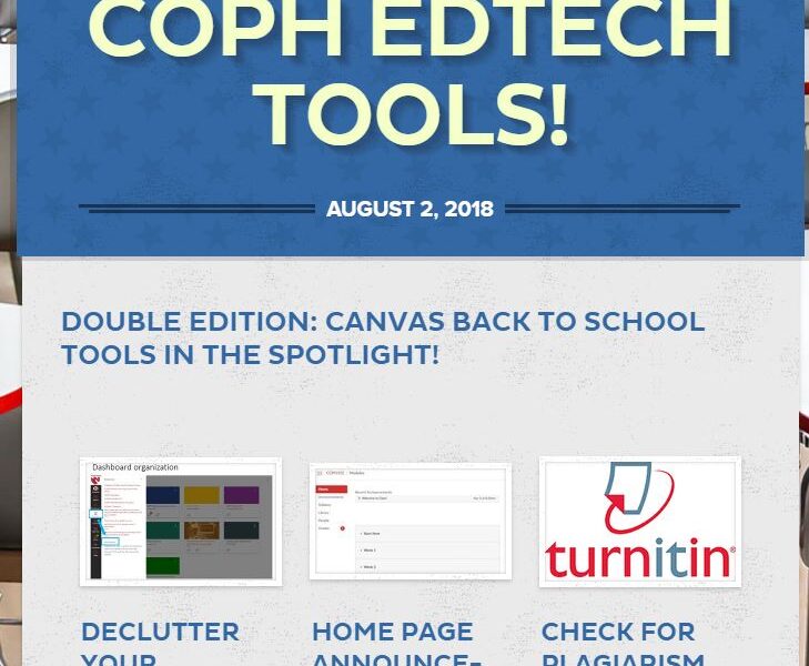 screenshot of edtech newsletter