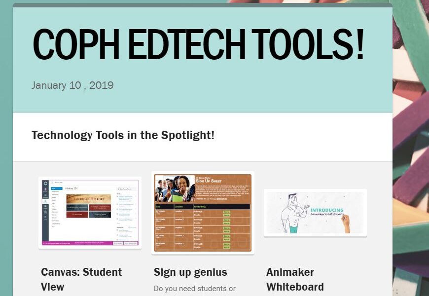 image of ED tech newsletter