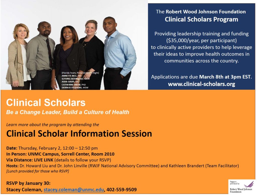 Clinical Scholars Info Session Feb 2017