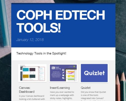 ED TECH newsletter image