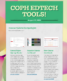 screenshot of the coph ed tech newsletter for august 22 2019